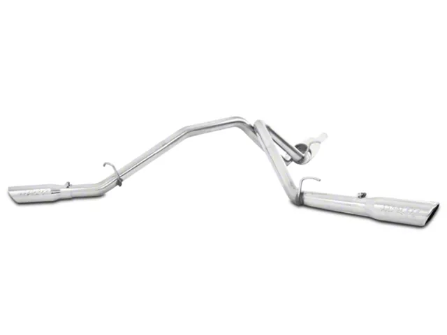 MBRP Armor Plus Dual Exhaust System with Polished Tips; Side Exit (14-18 5.3L Silverado 1500)