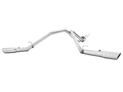 MBRP Armor Plus Dual Exhaust System with Polished Tips; Side Exit (14-18 4.3L Silverado 1500)