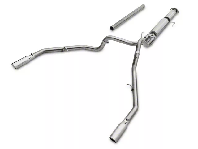 MBRP Armor Plus Dual Exhaust System with Polished Tips; Rear Exit (15-20 5.0L F-150)