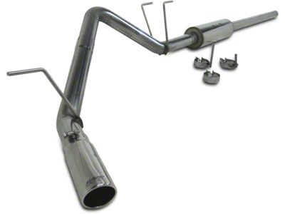 MBRP Armor Plus Single Exhaust System with Polished Tip; Side Exit (09-18 5.7L RAM 1500)