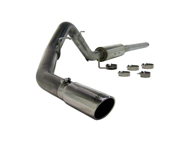 MBRP Armor Plus Single Exhaust System with Polished Tip; Side Exit (04-08 5.4L F-150)