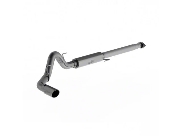 MBRP Armor Plus Single Exhaust System with Polished Tip; Side Exit (15-20 3.5L EcoBoost F-150, Excluding Raptor & 19-20 F-150 Limited)