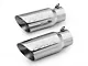 MBRP Armor Plus Dual Exhaust System with Polished Tips; Middle Side Exit (15-20 2.7L EcoBoost F-150)