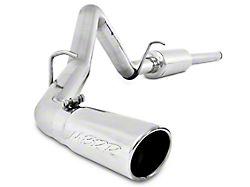 MBRP Armor Plus Single Exhaust System with Polished Tip; Side Exit (14-18 4.3L Sierra 1500)
