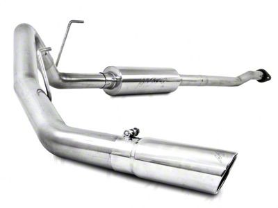 MBRP Armor Plus Single Exhaust System with Polished Tip; Side Exit (11-14 3.5L EcoBoost F-150)