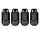 McGard Black Bulge Cone Seat Style Lug Nut Kit; 14mm x 1.5; Set of 4 (99-24 Sierra 1500)