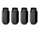 McGard Black Cone Seat Style Lug Nut Kit; 14mm x 1.5; Set of 4 (99-24 Sierra 1500)