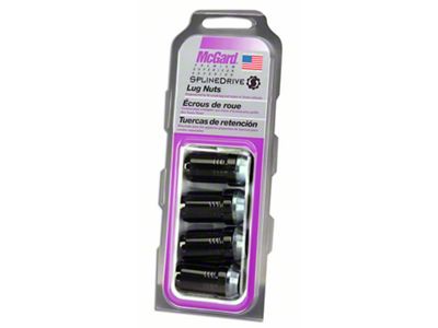 McGard Black Spline Drive Lug Nut Kit; 14mm x 1.5; Set of 4 (99-24 Silverado 1500)