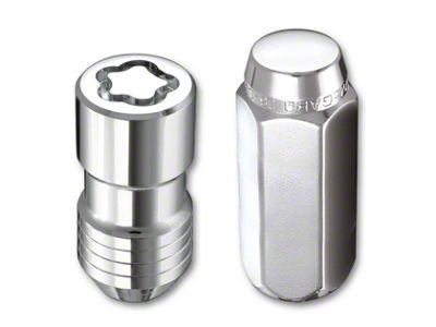 McGard Chrome Wheel Installation Lug Nut Kit; 14mm x 1.5; Set of 24 (99-24 Sierra 1500)