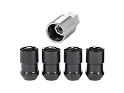 McGard Black Cone Seat Wheel Lock Set; 1/2-20; Set of 4 (87-04 Dakota)