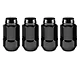 McGard Black Bulge Cone Seat Style Lug Nut Kit; 14mm x 1.5; Set of 4 (15-24 F-150)