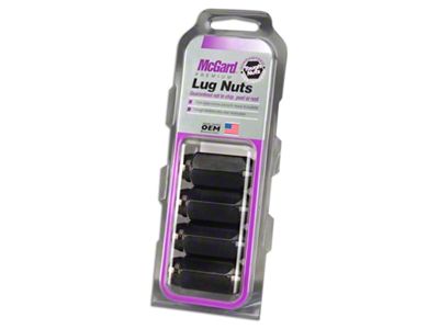 McGard Black Cone Seat Style Lug Nut Kit; 14mm x 1.5; Set of 4 (15-25 F-150)