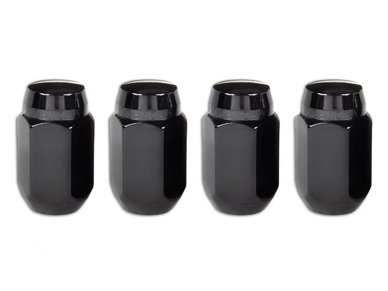 24-Pack Black Cone Seat Lug Nuts M14x1.5 For Ford F-150, Expedition, Lobo 2015-2026