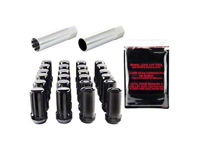 McGard Black Spline Drive 6-Lug Wheel Installation Kit; M14 x 1.5 (15-25 F-150)