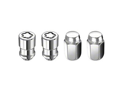 McGard Chrome Cone Seat Style 5-Lug Wheel Installation Kit; M12 x 1.75 (97-Early 00 F-150)