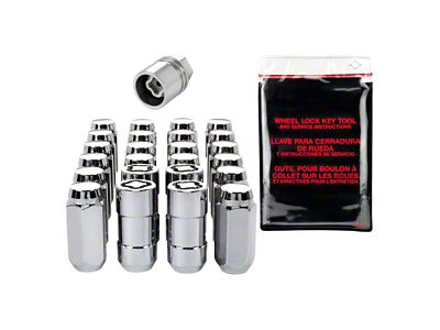 McGard Chrome Cone Seat Style 6-Lug Wheel Installation Kit; M14 x 1.5 (15-25 F-150)