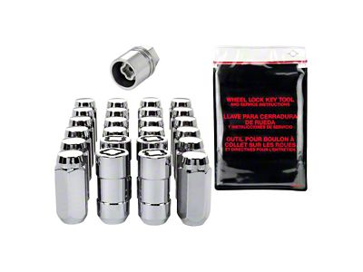 McGard Chrome Cone Seat Style 6-Lug Wheel Installation Kit; M14 x 1.5 (15-24 F-150)