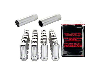 McGard Chrome Spline Drive 6-Lug Wheel Installation Kit; M14 x 1.5 (15-25 F-150)