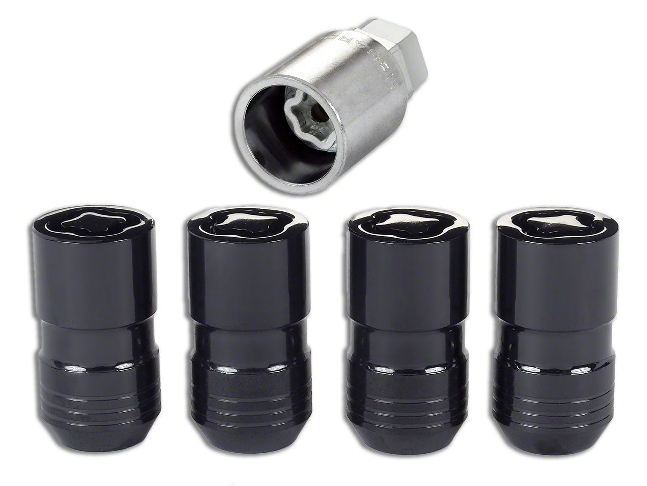 McGard Maverick Black Wheel Lock Set; 14mm x 1.5 24216 (22-26