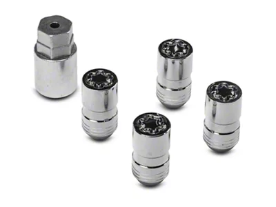 McGard Chrome Wheel Lock Set; 14mm x 1.5 (22-26 Maverick)