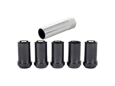 McGard Black Tuner Style Wheel Lock Set; M14 x 1.5 (12-23 RAM 1500)