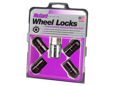 McGard Black Wheel Lock Set; 14mm x 1.5 (12-24 RAM 2500)