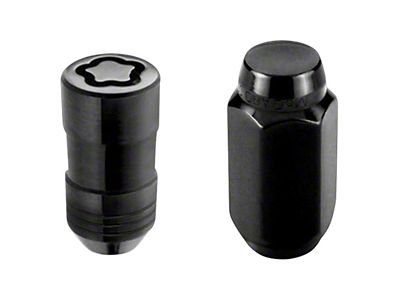 McGard Black Cone Seat Style 8-Lug Wheel Installation Kit; M14 x 1.5 (12-24 RAM 3500)