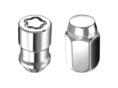McGard Chrome Cone Seat Style 6-Lug Wheel Installation Kit; M12 x 1.5 (19-25 Ranger)