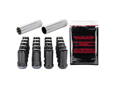 McGard Black Spline Drive 5-Lug Wheel Installation Kit; M14 x 1.5 (99-25 Sierra 1500)