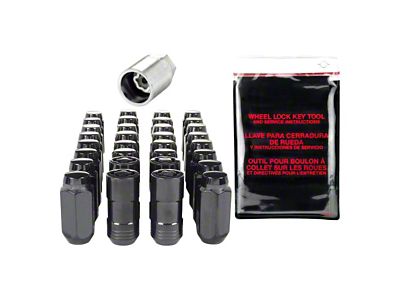 McGard Chrome/Black Cone Seat Style 8-Lug Wheel Installation Kit; M14 x 1.5 (07-25 Silverado 2500 HD)