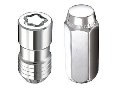 McGard Chrome Cone Seat Style 8-Lug Wheel Installation Kit; M14 x 1.5 (07-25 Silverado 2500 HD)