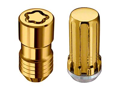 McGard Gold Spline Drive 8-Lug Wheel Installation Kit; M14 x 1.5 (07-25 Silverado 2500 HD)