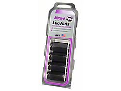 McGard Black Cone Seat Style Lug Nut Kit; 14mm x 1.5; Set of 4 (07-23 Silverado 3500 HD)