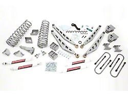 McGaughy's 8-Inch Premium Suspension Lift Kit with Shocks; Silver (03-08 5.9L, 6.7L 4WD RAM 2500)