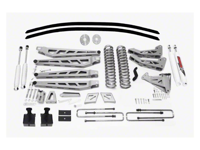 McGaughys Suspension 8-Inch Phase 3 Suspension Lift Kit with Shocks (11-16 4WD F-250 Super Duty)