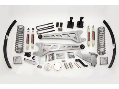 McGaughys Suspension 8-Inch Premium Suspension Lift Kit with Shocks (17-19 4WD F-350 Super Duty)