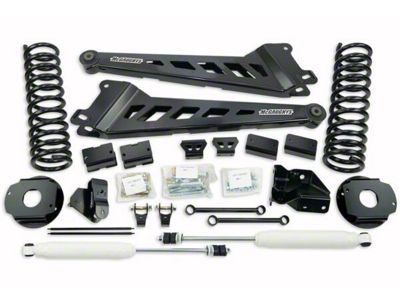 McGaughys Suspension 4-Inch Premium Radius Arm Suspension Lift Kit with Shocks (19-24 4WD RAM 2500 w/ Air Ride)