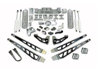 McGaughys Suspension 8-Inch Premium 4-Link Suspension Lift Kit with Shocks (19-24 4WD 6.7L RAM 2500 w/o Air Ride)