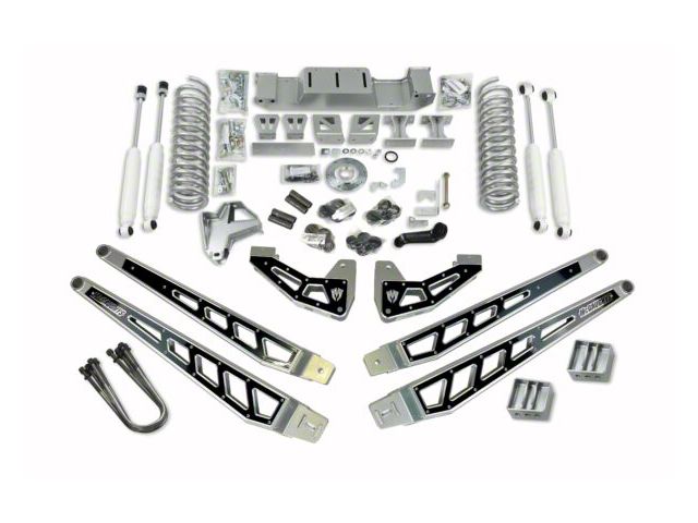 McGaughys Suspension 8-Inch Premium 4-Link Suspension Lift Kit with Shocks (19-24 4WD 6.7L RAM 2500 w/o Air Ride)
