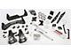 McGaughys Suspension 7 to 9-Inch Premium Suspension Lift Kit with Shocks; Black with Stainless Steel Inserts (14-18 4WD Sierra 1500 w/ Stock Cast Aluminum or Stamped Steel Control Arms, Excluding Denali)