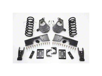 McGaughys Suspension Lowering Kit for 16+ Inch Wheels; 5-Inch Front / 7-Inch Rear (01-06 2WD Sierra 1500 Regular Cab)