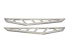 McGaughys Suspension Billet Face Plates for Traction Bars; Raw (02-19 Sierra 3500 HD)