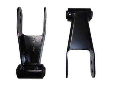 McGaughys Suspension 1 to 2-Inch Rear Drop Shackles (19-25 Silverado 1500 w/o Adaptive Ride Control)