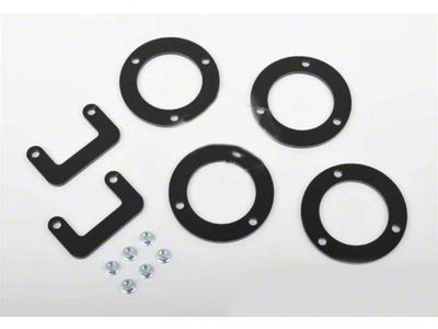 McGaughys Suspension 1.50-Inch Leveling Kit; Black (07-25 Silverado 1500, Excluding Trail Boss & ZR2)