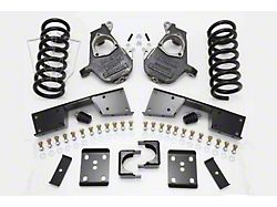 McGaughy's Lowering Kit for 17+ Inch Wheels; 4-Inch Front / 6-Inch Rear (01-06 2WD Silverado 1500 Extended Cab, Crew Cab)