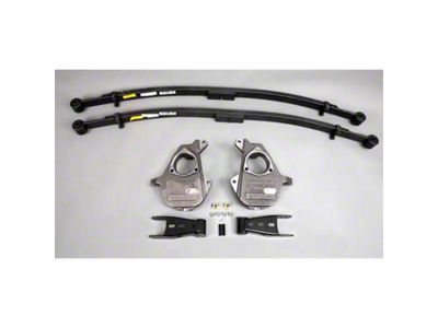 McGaughys Suspension Lowering Kit; 2-Inch Front / 4-Inch Rear (07-13 Silverado 1500)