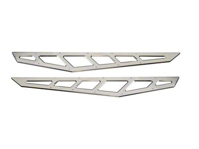 McGaughys-Suspension Billet Face Plates for Traction Bars; Raw (02-19 Silverado 3500 HD)