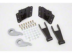 McGaughys-Suspension Lowering Kit; 2-Inch Front / 3 to 5-Inch Rear (02-10 Silverado 3500 HD w/ 8-Hole Hangers)