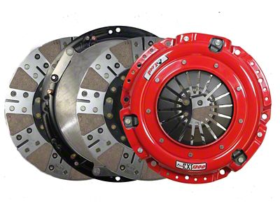 McLeod RXT 1200 HD Twin Disc 1200HP Ceramic Clutch Kit for Large Diameter Flywheels Only; 23-Spline (00-03 5.9L Dakota)
