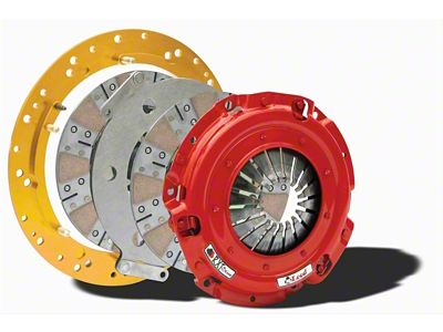 McLeod RXT Twin Disc 1000HP Ceramic Clutch Kit for Large Diameter Flywheels Only; 23-Spline (00-03 5.9L Dakota)